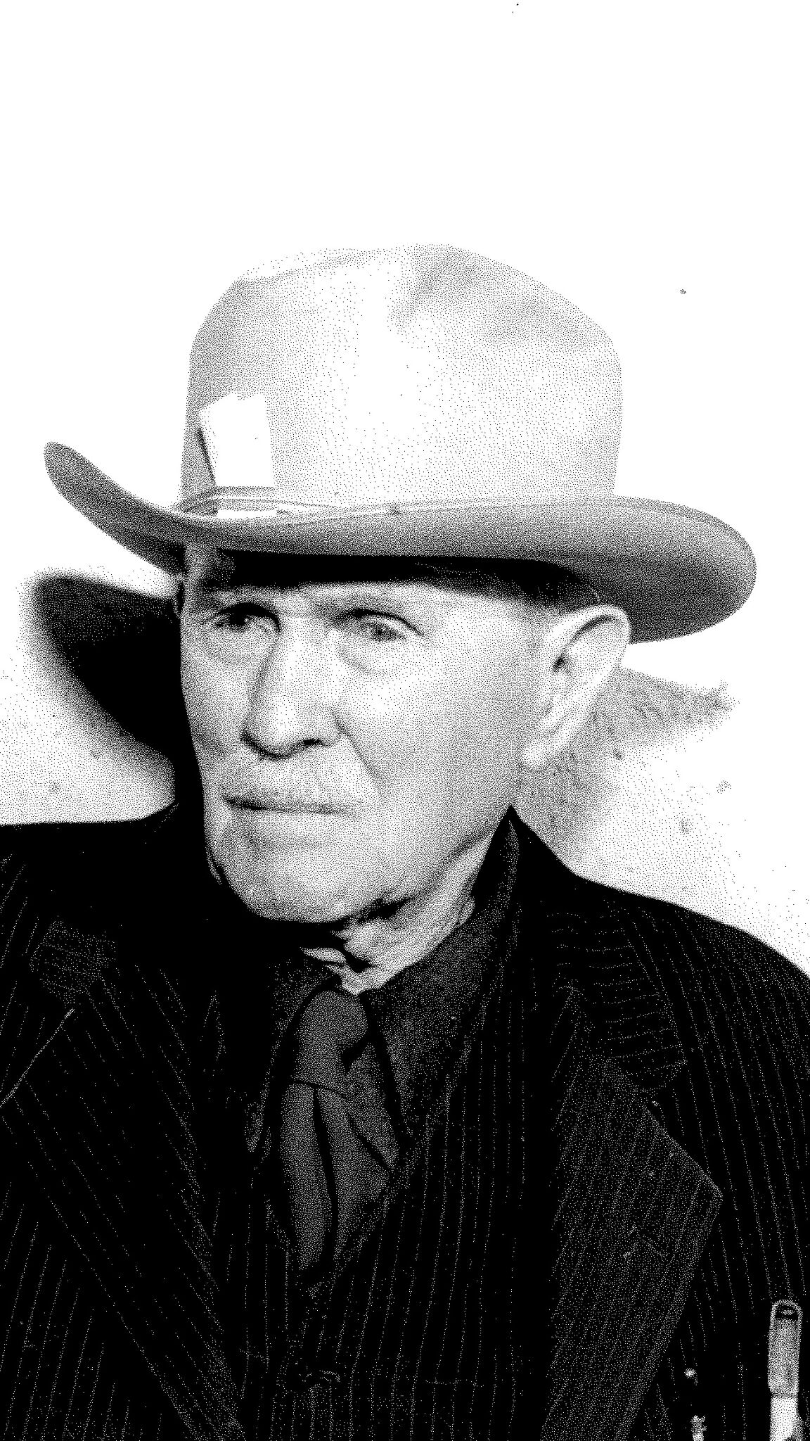 Marker in Hale Center dedicated to local legend