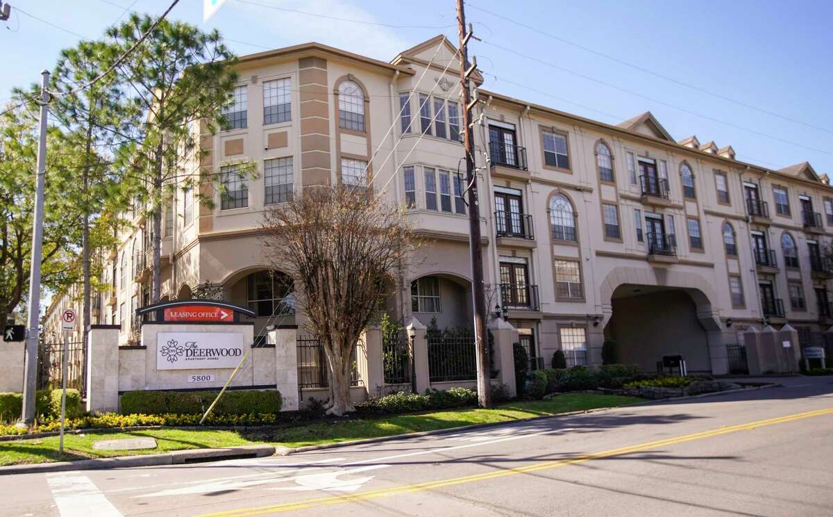The Deerwood apartment complex at 5800 Woodway Dr. is one of two Tanglewood-area apartment complexes that is working with the Houston Housing Authority to provide some affordable housing in exchange for being exempted from paying property taxes. 