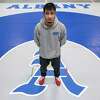 Albany High wrestler Tabriz Khetab on Friday, Feb. 3, 2023, at Albany High School in Albany, NY.