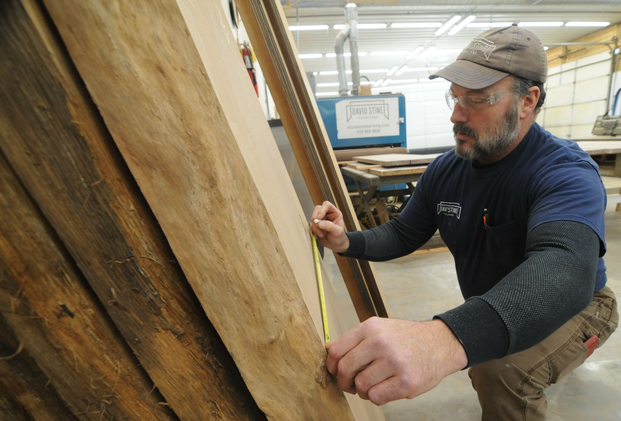 Dow man creates furniture art one piece at a time