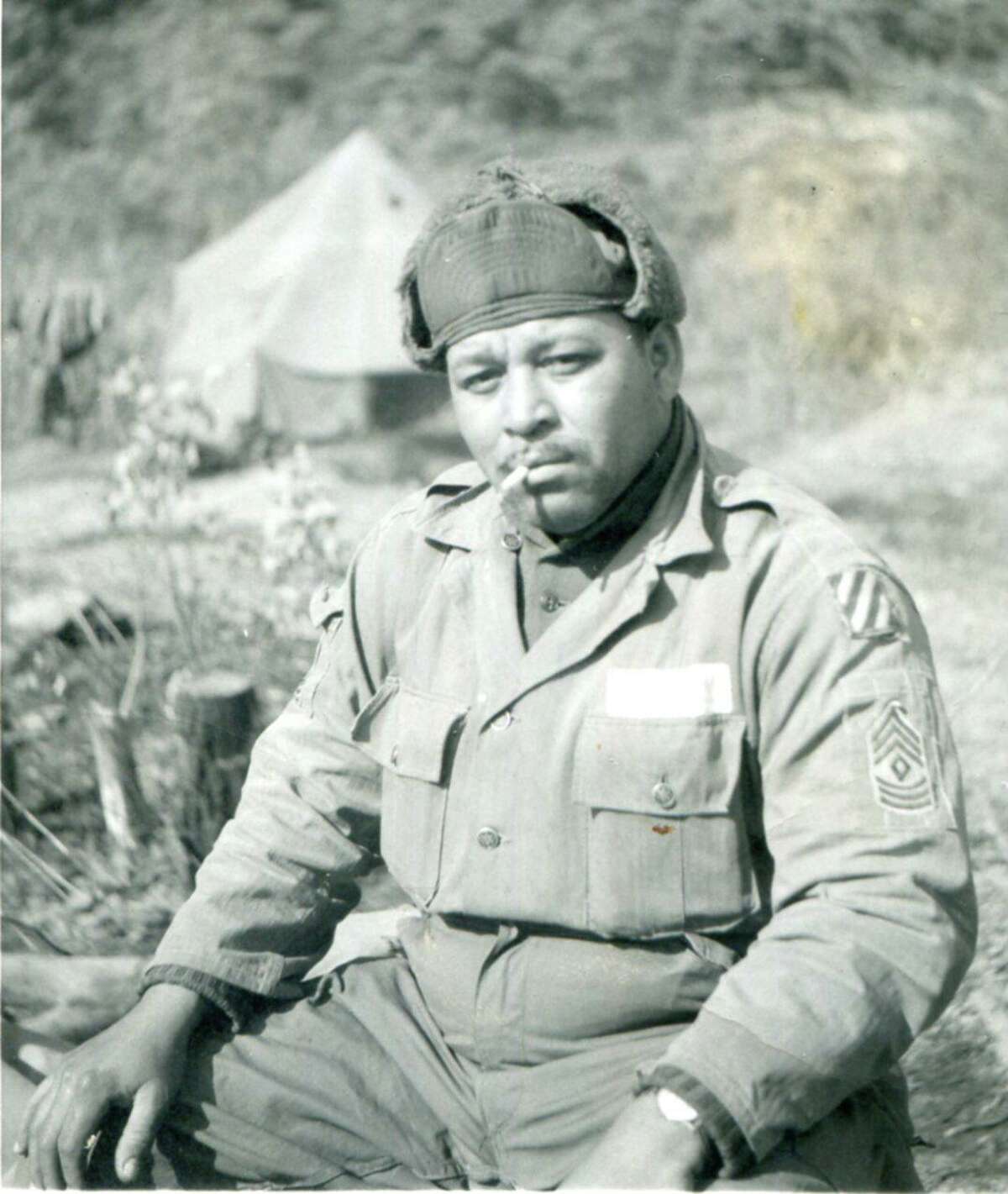 Army retired Master Sgt. Theodore H. Martin during the Korean War.