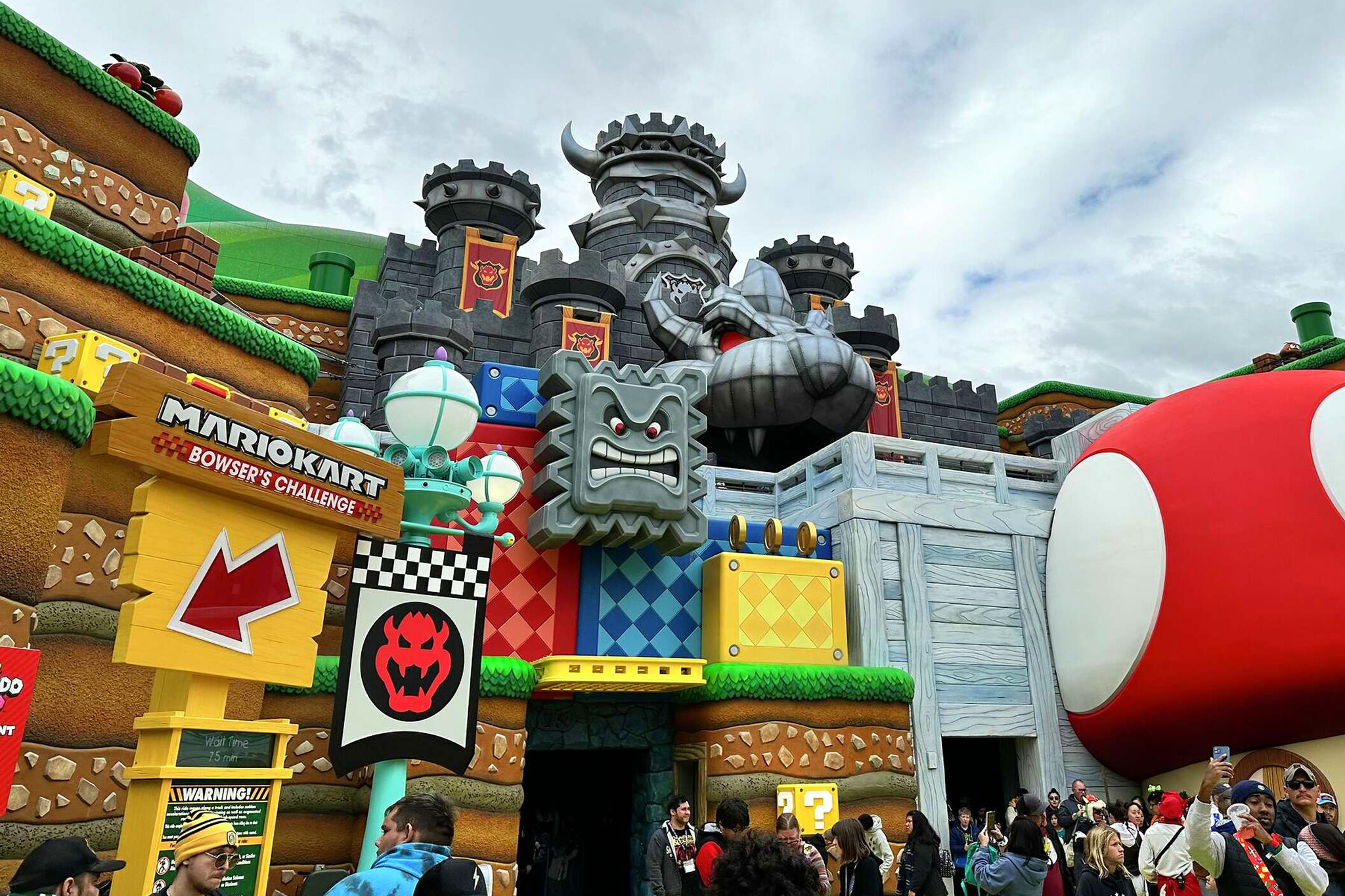 First Look: 'Mario Kart: Bowser's Challenge' ride at Universal Studios  Hollywood