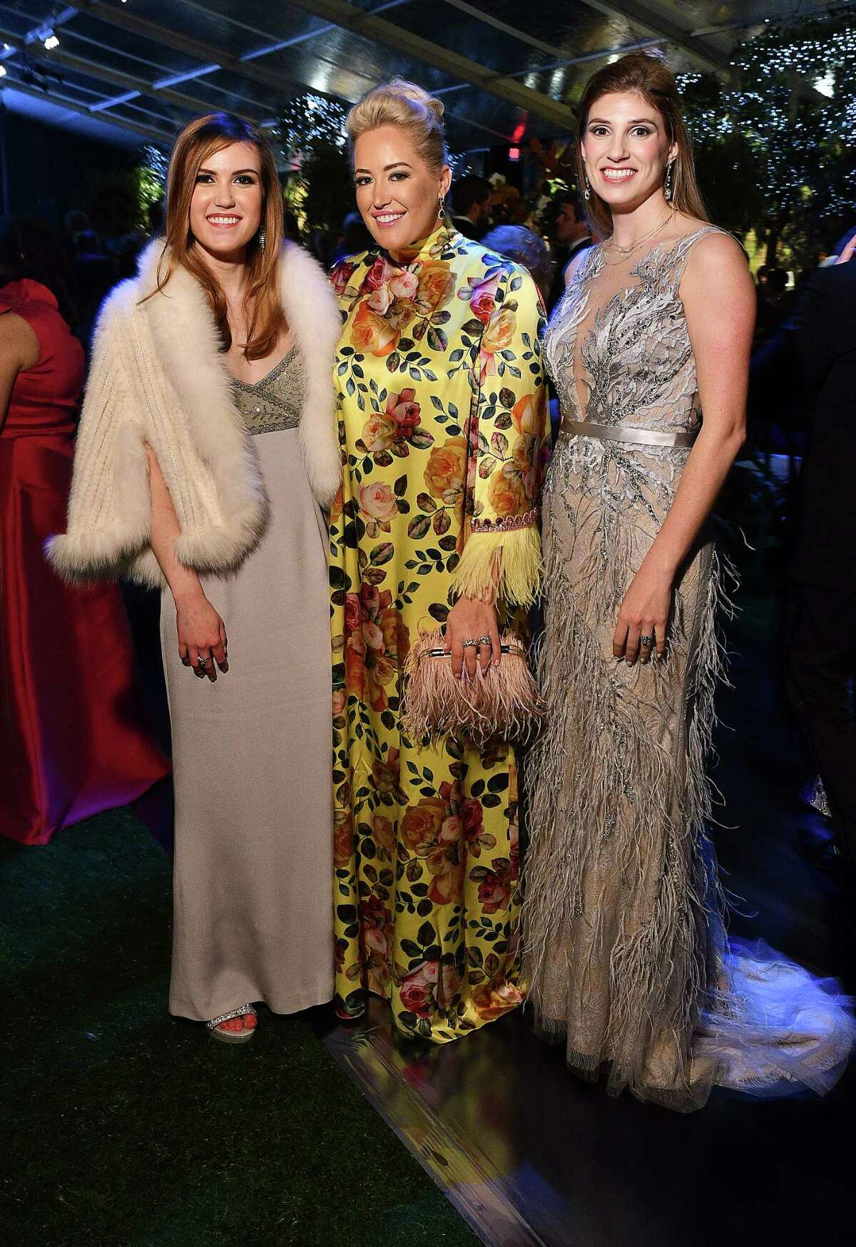 Heather Almond, Whitney Lawson and Camille Connelly at the 2023 Houston Ballet Ball downtown Saturday Feb. 04,2023.