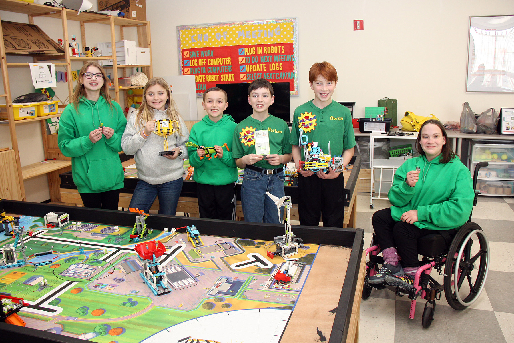 Scrambled Gears robotics team brings home Core Values Award