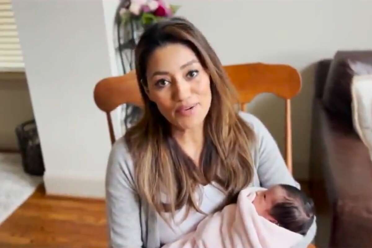 ABC 13 weekday morning anchor Rita Garcia appeared with her baby girl Jordan on Good Day LA on Friday. 