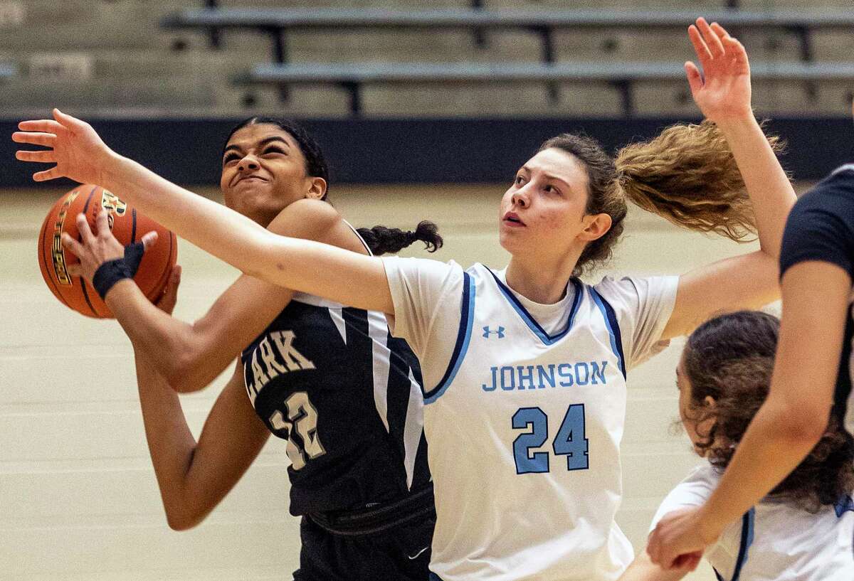 Clark’s Arianna Roberson scored 20 points and added 22 rebounds and 11 blocks in a monster triple-double against Johnson.
