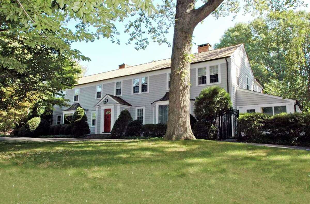 The residence at 2 Tierney Lane in Westport, a 10-room Colonial situated on 3.16 acres, is listed at $3,250,000.