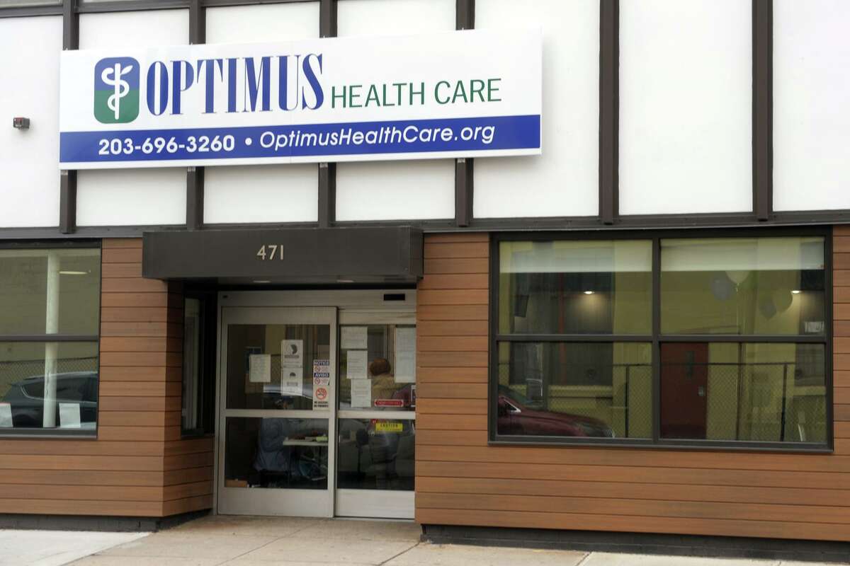 Optimus Health Care’s adult care clinic on Barnum Avenue, in Bridgeport.