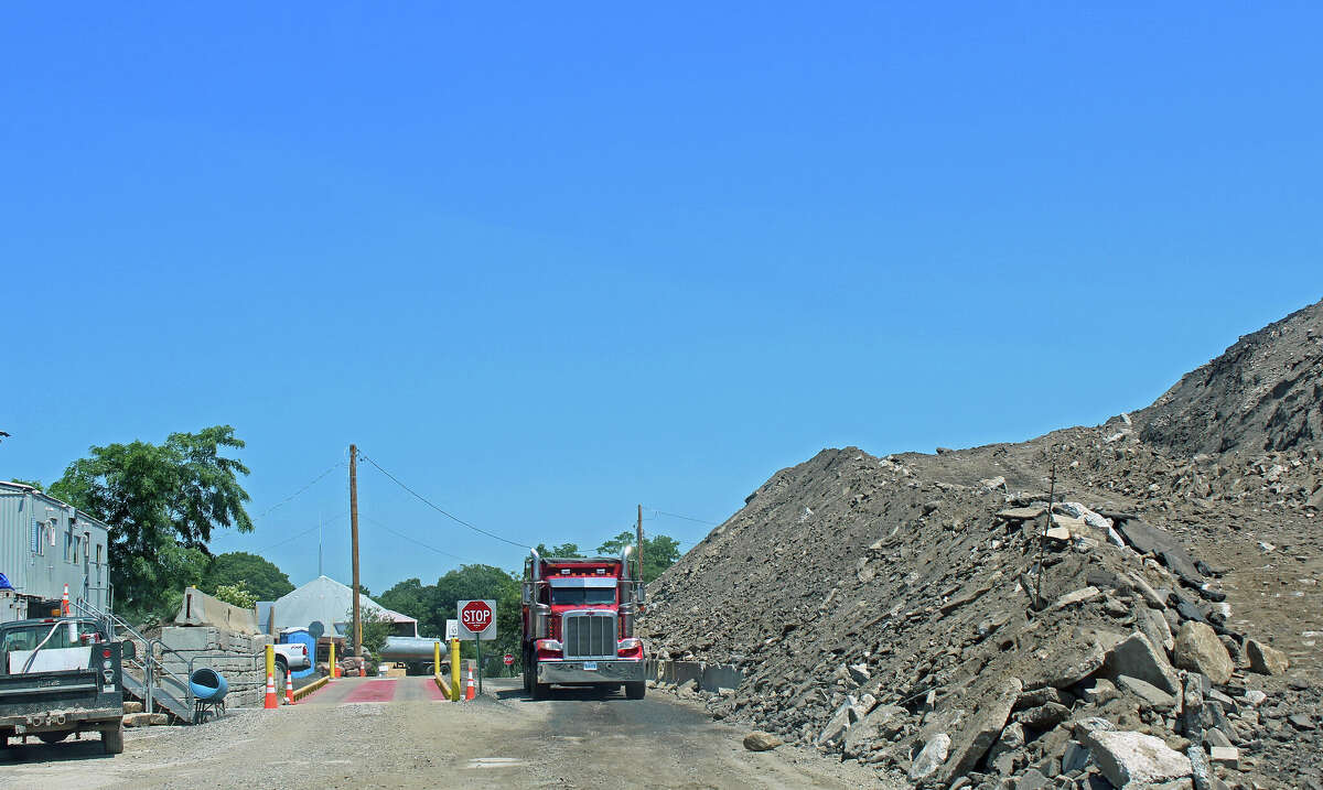 The bulk of the remediation of contaminated material at the Public Works fill pile is complete, although some additional cleanup is needed. Fairfield,CT. 7/20/17