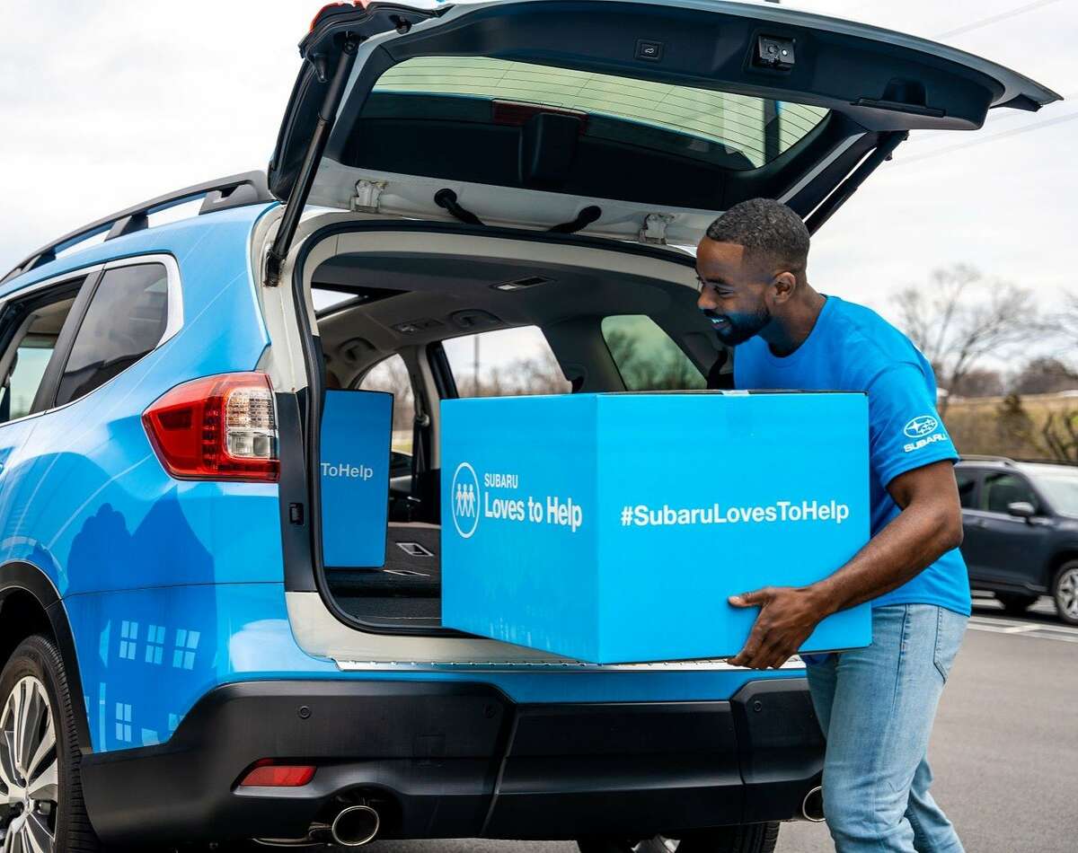 Subaru of America, Inc. and its retailers will provide a sock donation to homeless shelters across the country as part of the annual Subaru Loves to Help initiative this February. Photo Credit: Subaru.