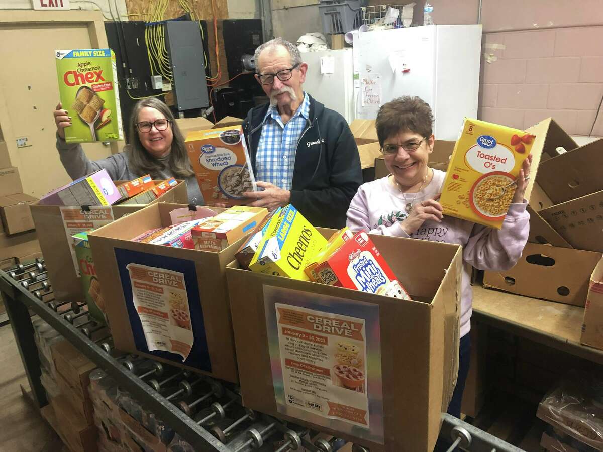 Volunteers making a difference with MLK Day cereal drive