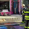 A fire broke at Elm City Games at 71 Orange St. in New Haven Feb. 4, 2023.