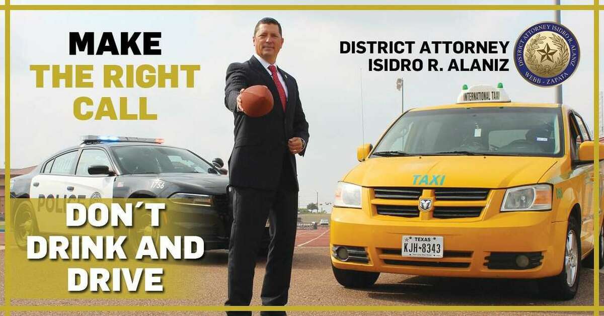Laredo District Attorney Isidro Alaniz is partnering with International Taxi Company for the 14th straight year to provide free taxicab rides on Super Bowl Sunday.