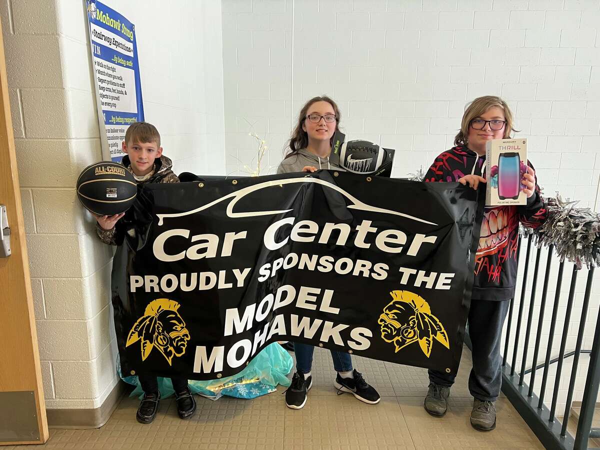 Morley Stanwood Middle School recently announced its December & January Model Mohawks: (left to right) sixth grader Chase Michel, seventh grader Emma Parker, and eighth grader Aiden Gunneson. 