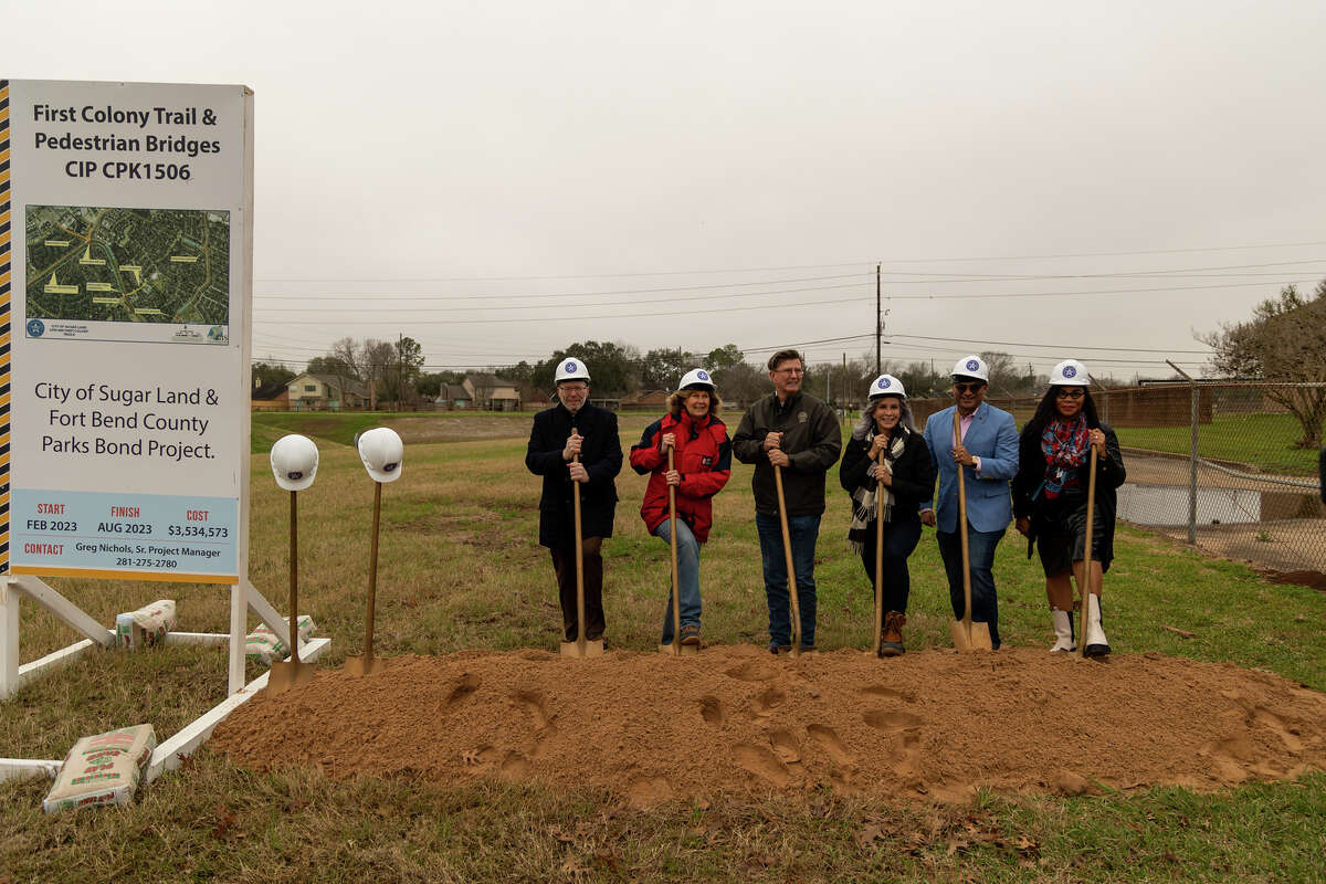 Community leaders break ground on an almost $3.3 million development in Sugar Land’s First Colony community.