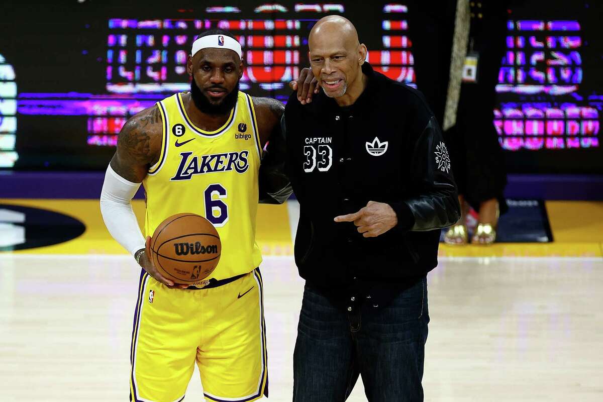 Kobe Bryant and LeBron James Los Angeles King City of Champions LA