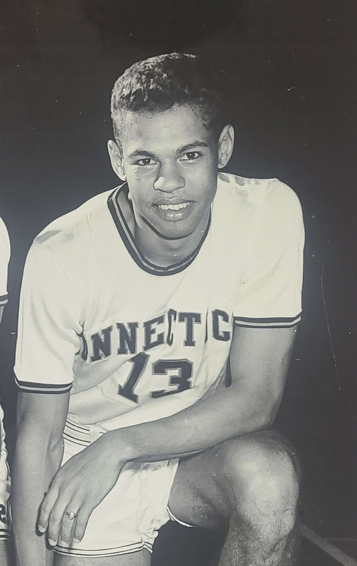 Worthy Patterson with UConn during the 1953-54 season.
