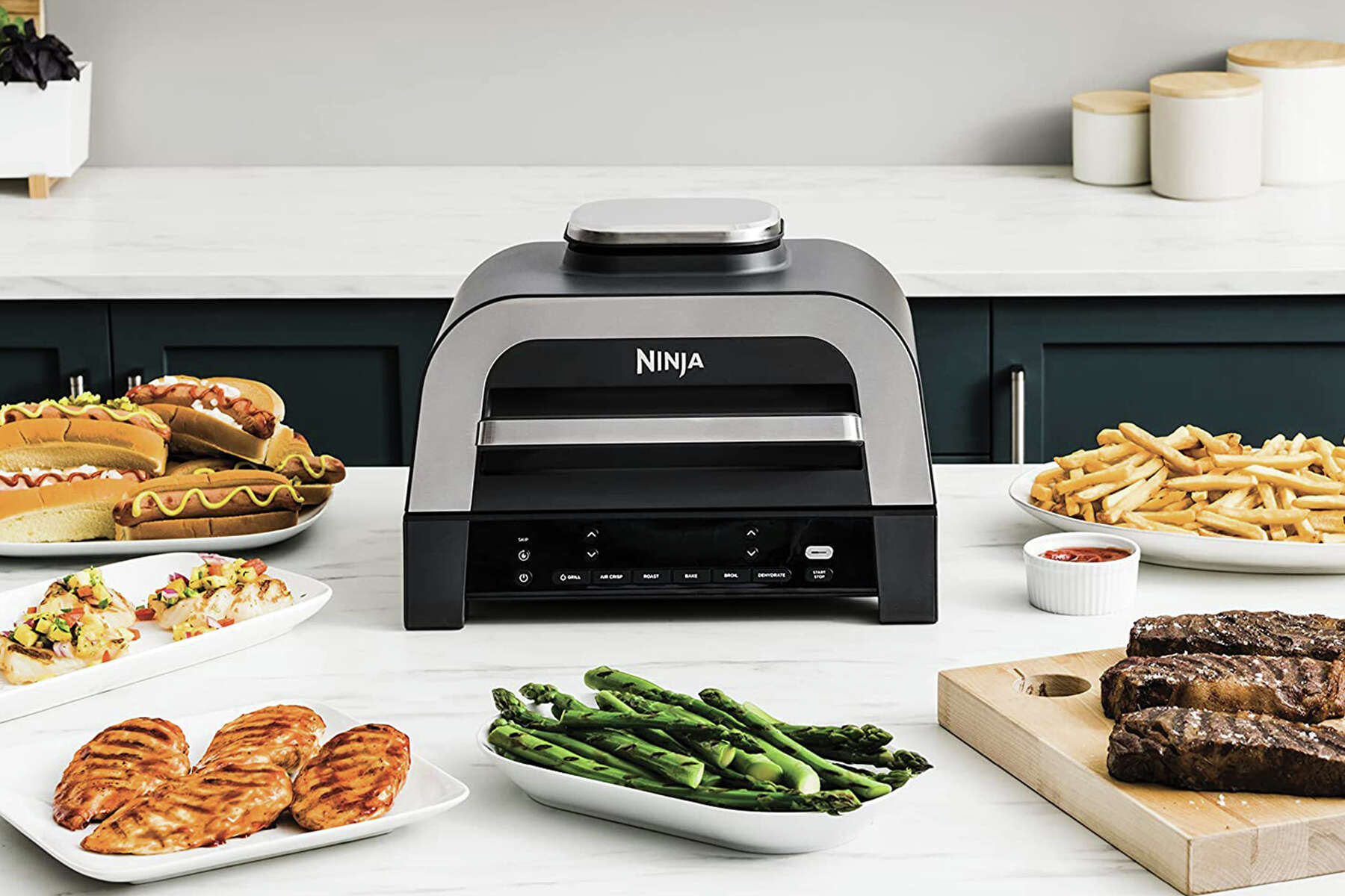 Get the Ninja Foodi 6-in-1 Smart Grill XL for $100 Off on