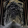 Donner Pass Summit train tunnel built for the transcontinental railroad.
