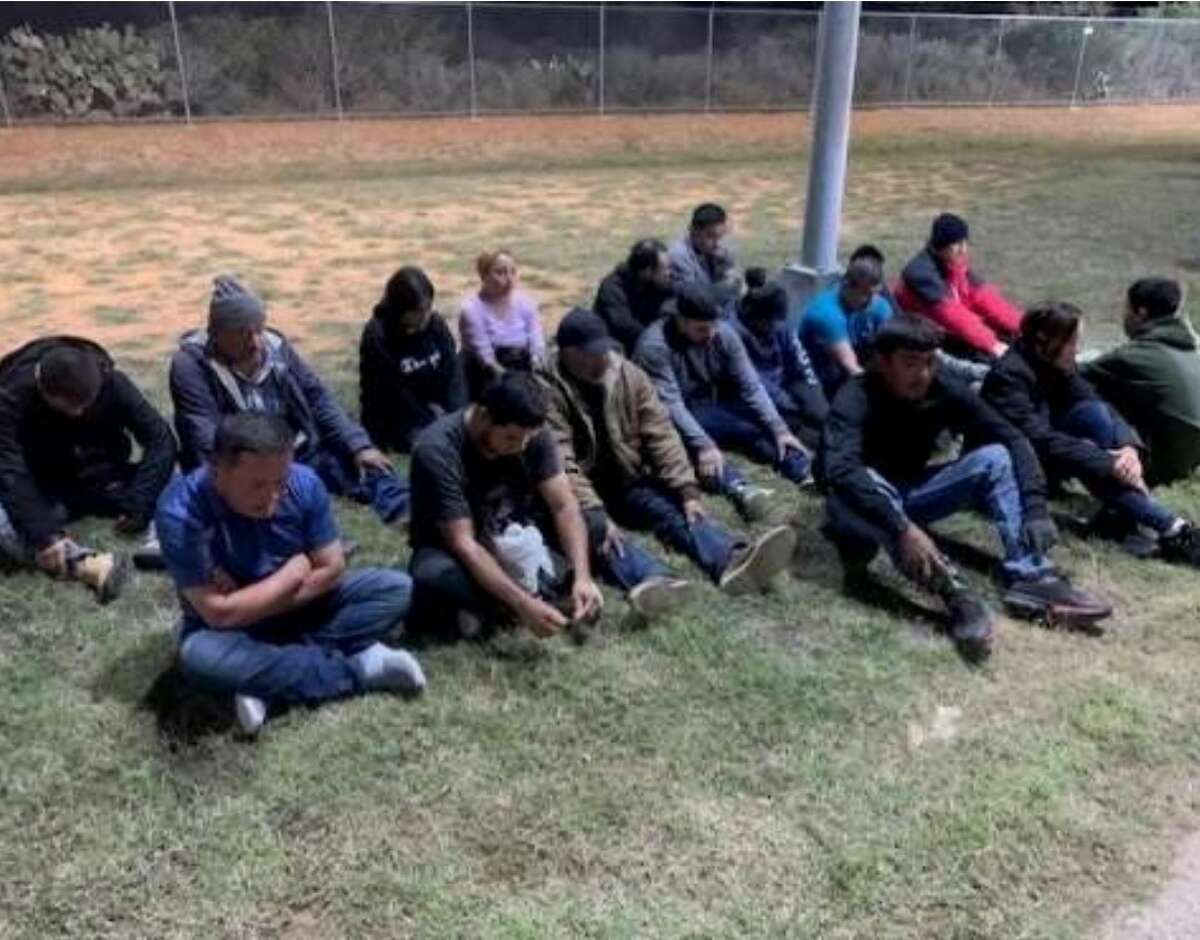 Texas Department of Public Safety Criminal Investigations Division special agents along with the U.S. Border Patrol discovered these 17 migrants in a tractor pulling a tanker trailer on Feb. 5