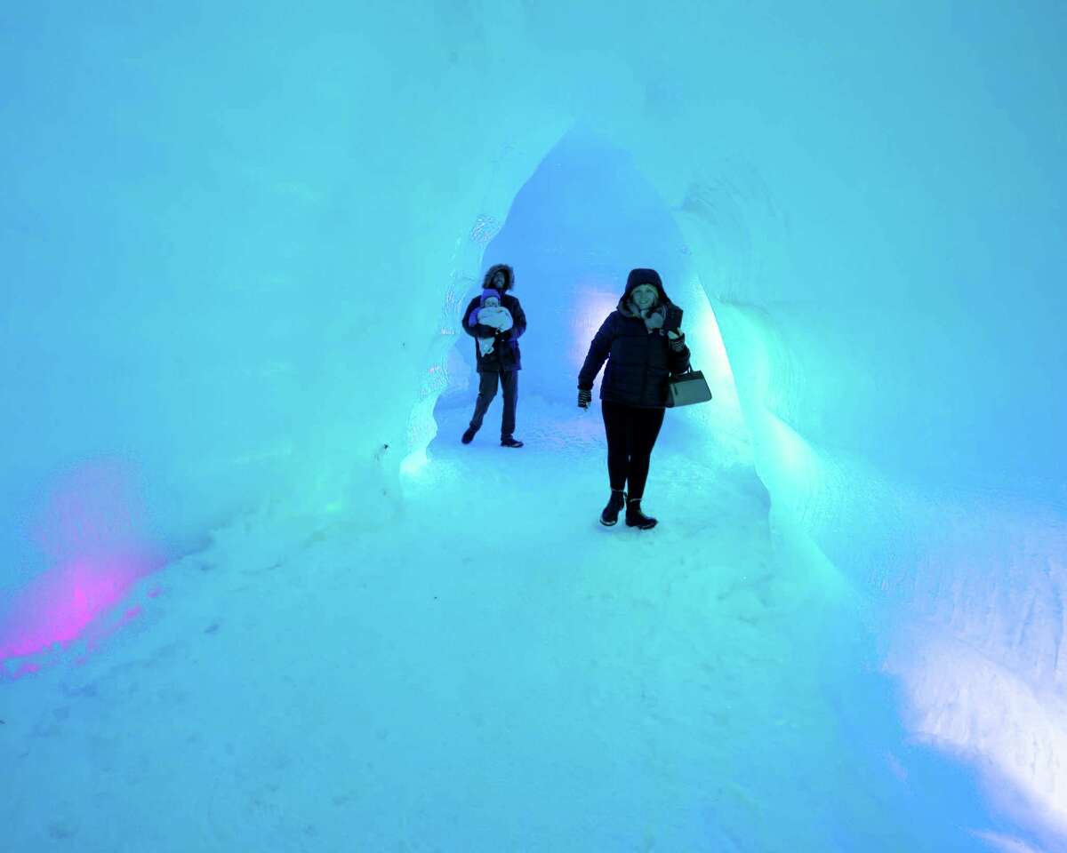 Lake George's Ice Castles are open