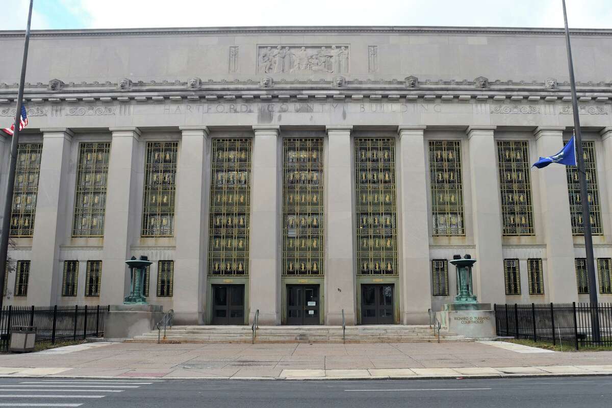 The main Hartford Superior Courthouse building, in Hartford, Conn. Jan. 24, 2023.