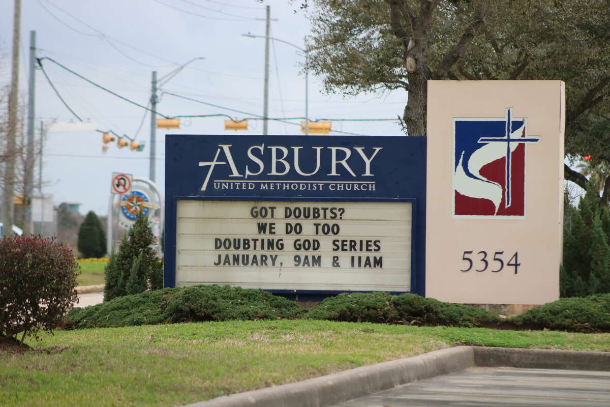 Asbury United Methodist Church was the drop-off site for animal food donations for the heavily damaged Pasadena Animal shelter that is a few miles away.