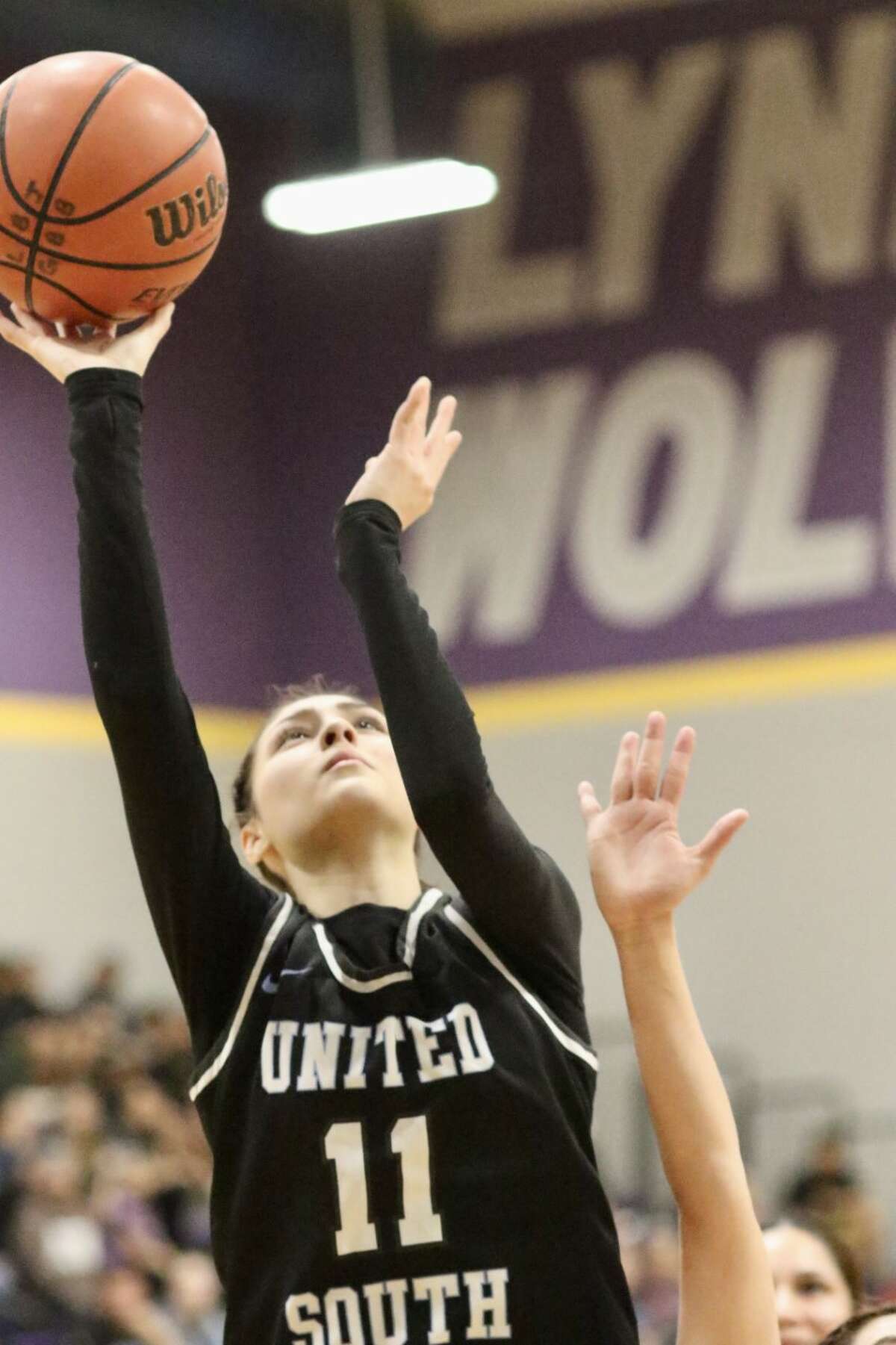 Bridgette Tello scored a team-high 18 points in United South's 68-42 win over LBJ on Tuesday, Feb. 7.