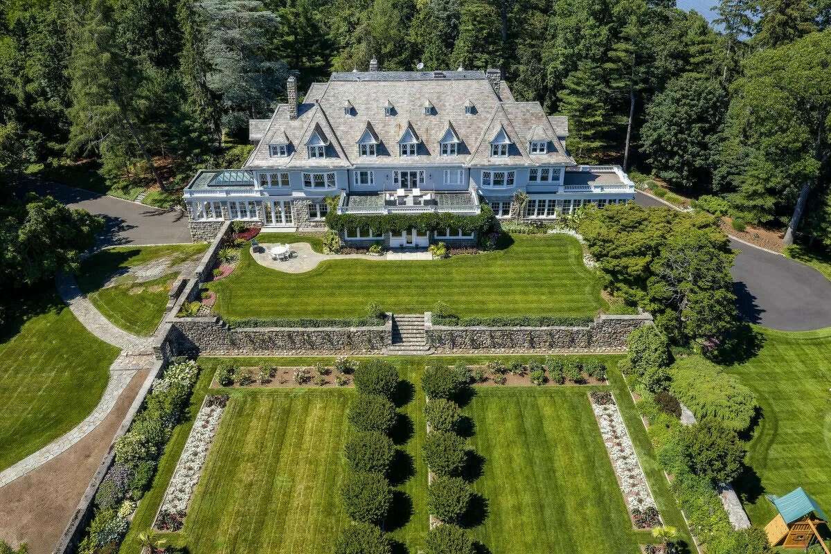 Copper Beech Farm at 499 Indian Field Road in Greenwich went back on the market in February 2023 with a list price of $150 million.