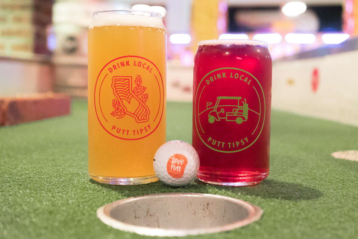 Craft beer and mini golf are the main draw at Tipsy Putt in Emeryville.