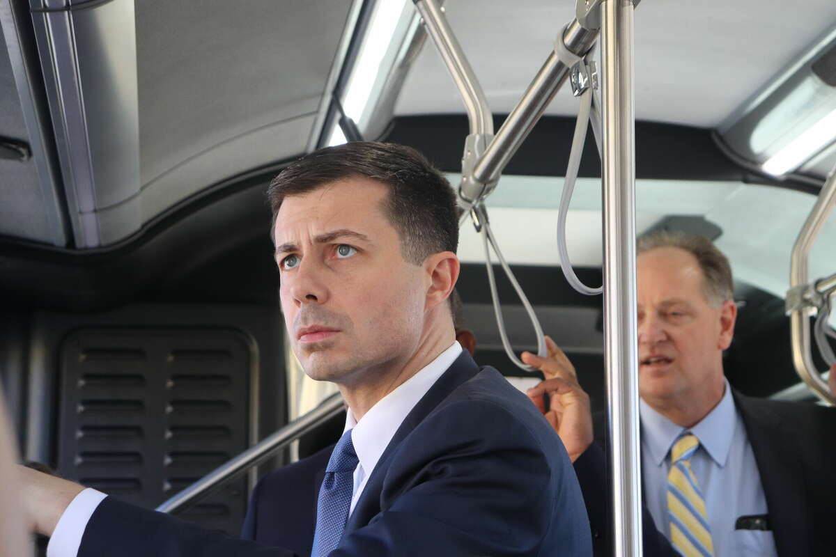 Secretary Of Transportation Pete Buttigieg Visits Port Of Port Arthur