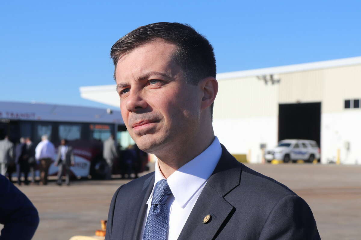 Secretary Of Transportation Pete Buttigieg Visits Port Of Port Arthur