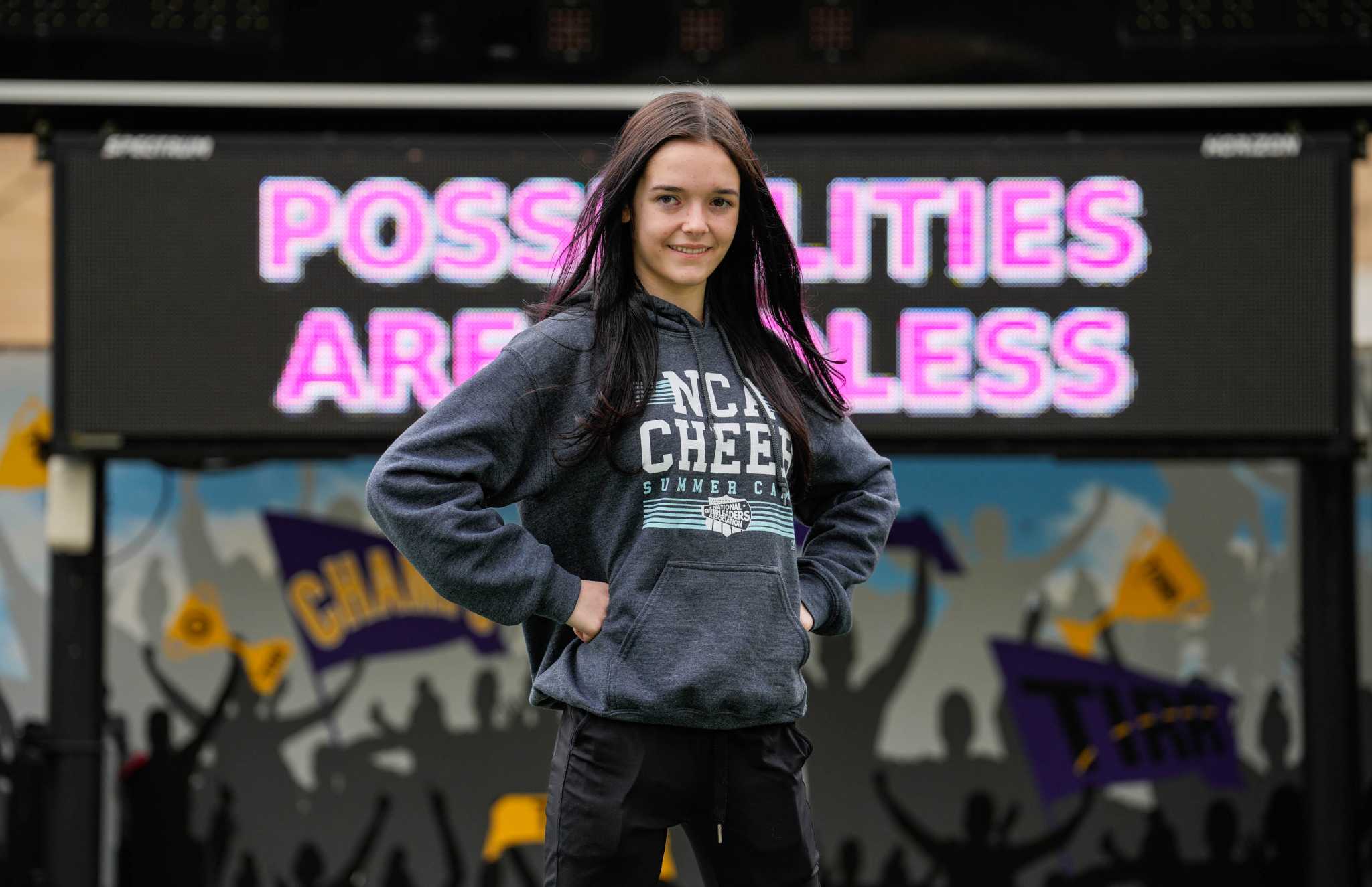 After car wreck, cheerleader learns to walk, talk and cheer again