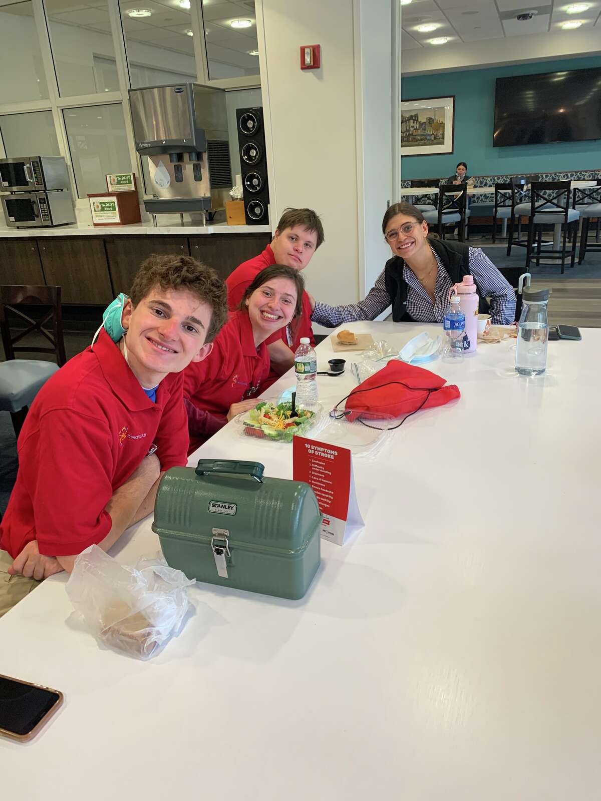 Pictured are a previous class of the Abilis Project SEARCH interns at Greenwich Hospital. Abilis is hosting a Project SEARCH Information Night for young adults with disabilities to learn about its employment internship program at 6 p.m. March 30 at Greenwich Hospital, 5 Perryridge Road.