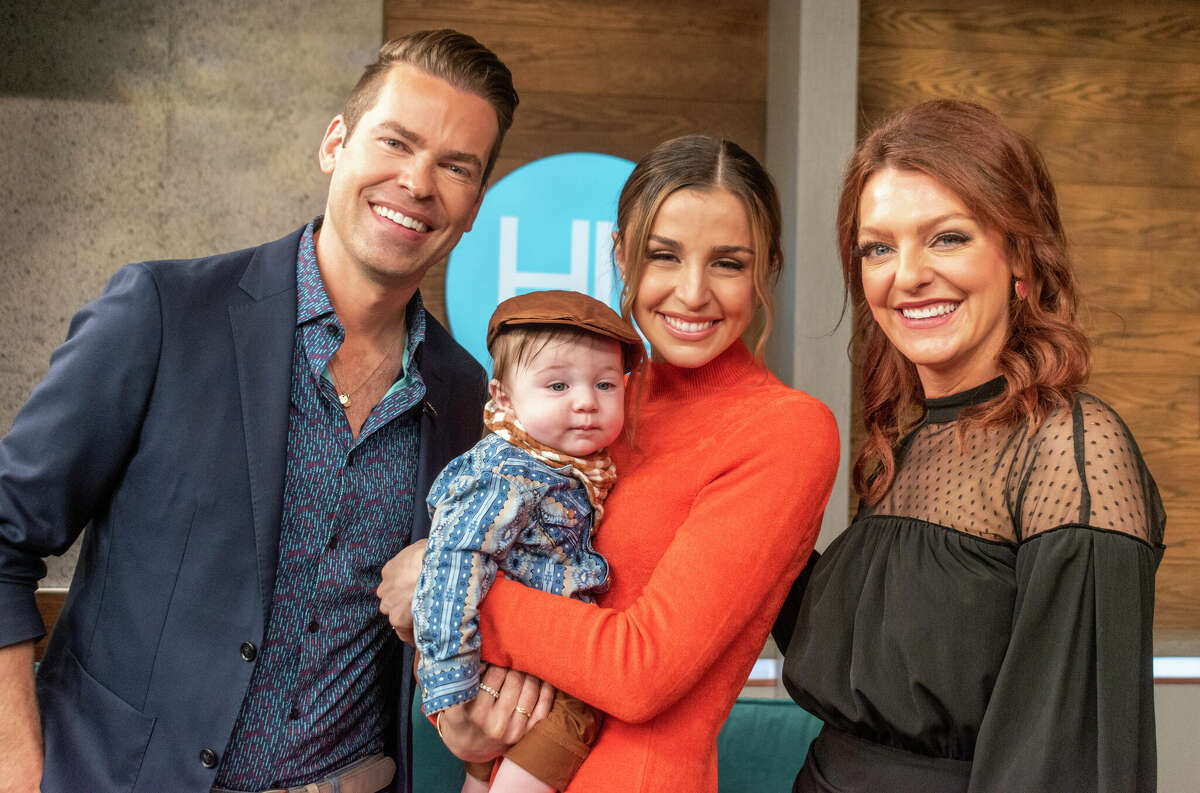 Reagman Bregman co-hosted Houston Life on Thursday and Friday with Derrick Shore, and brought along her baby boy Knox. Astros sideline reporter Julia Morales also appeared on the show to discuss her sports apparel line. 