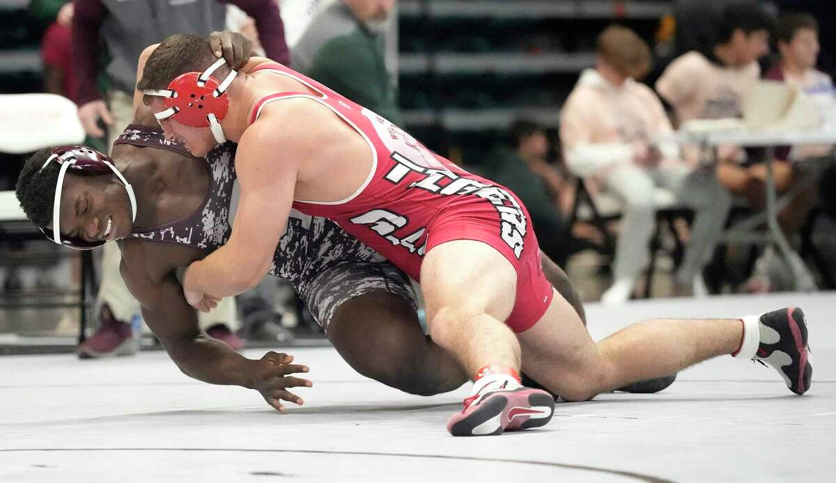 Cy Fair's Ethan Anderson and Katy's Dimitrios Katsigiannis are two of Houston area's 172 athletes who will compete at the state championships Friday. 