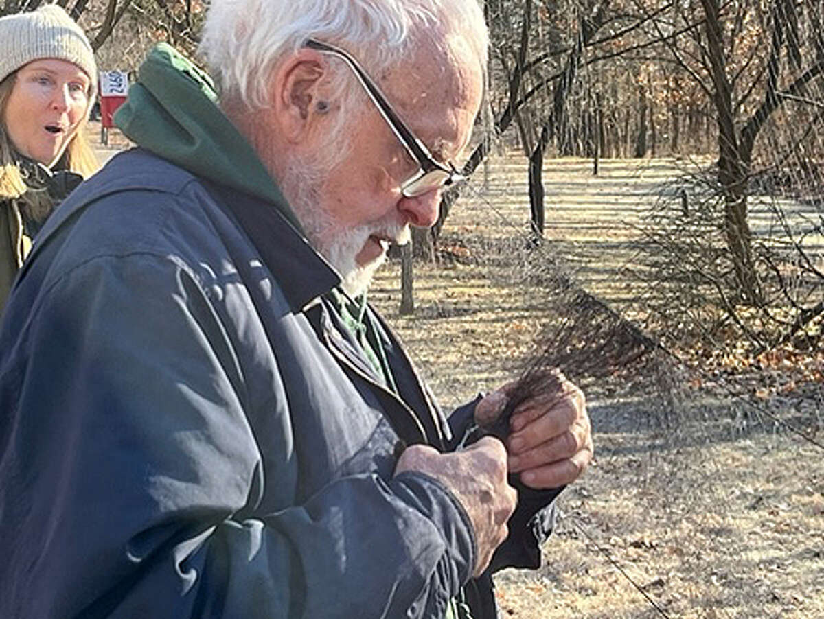 Participants catch, band and release birds as part of the Morgan County Audubon Society’s annual bird banding event.
