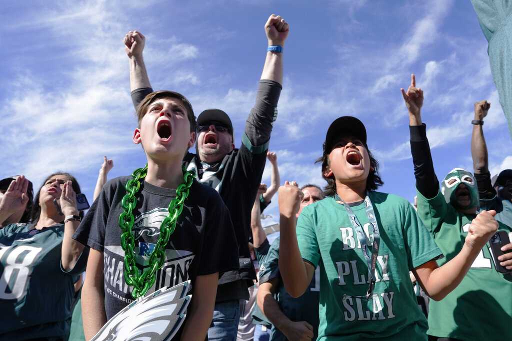 Watch Chiefs, Eagles fans are ready for Super Bowl LVII