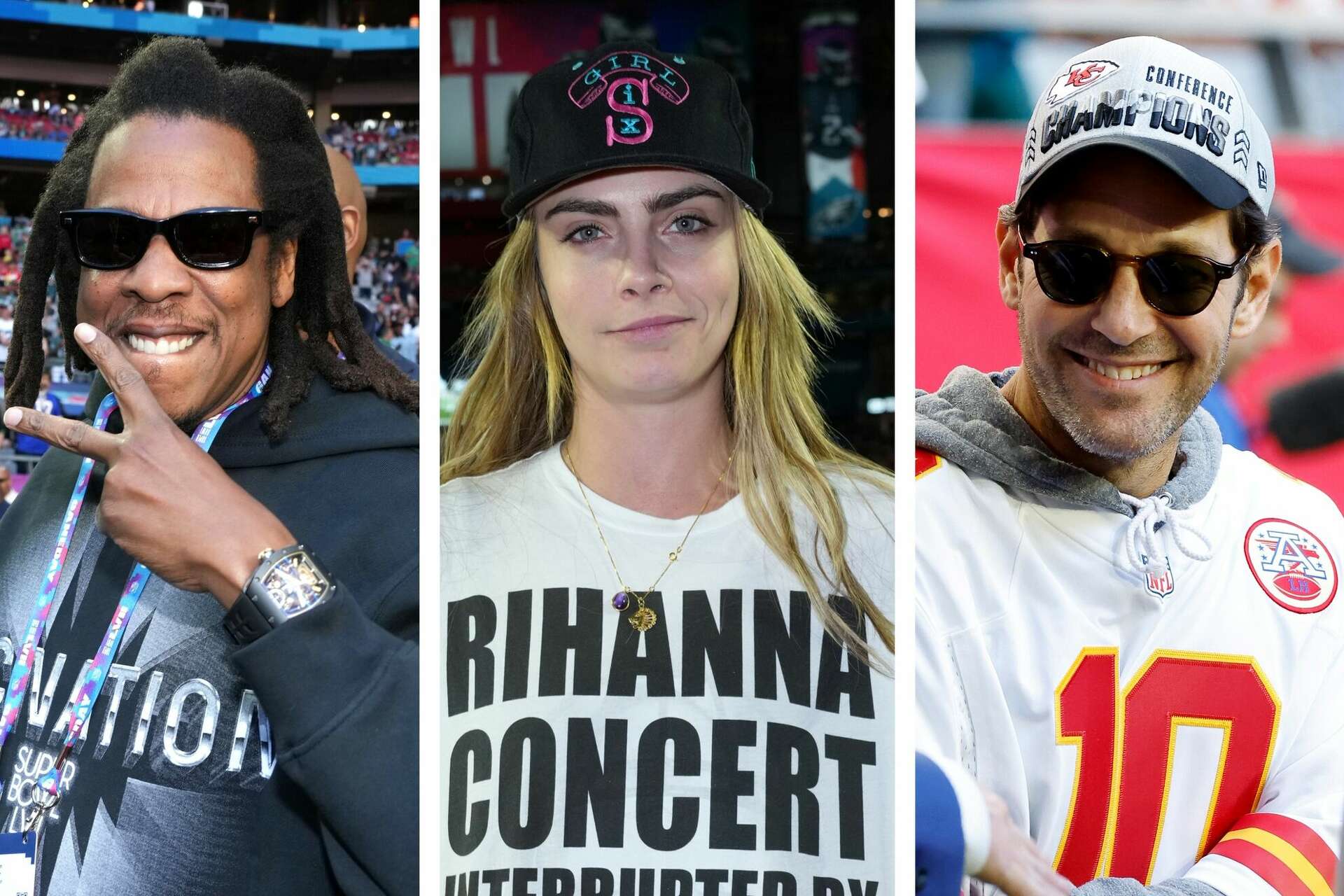 See the celebrities at Super Bowl, including Jay-Z, Paul McCartney