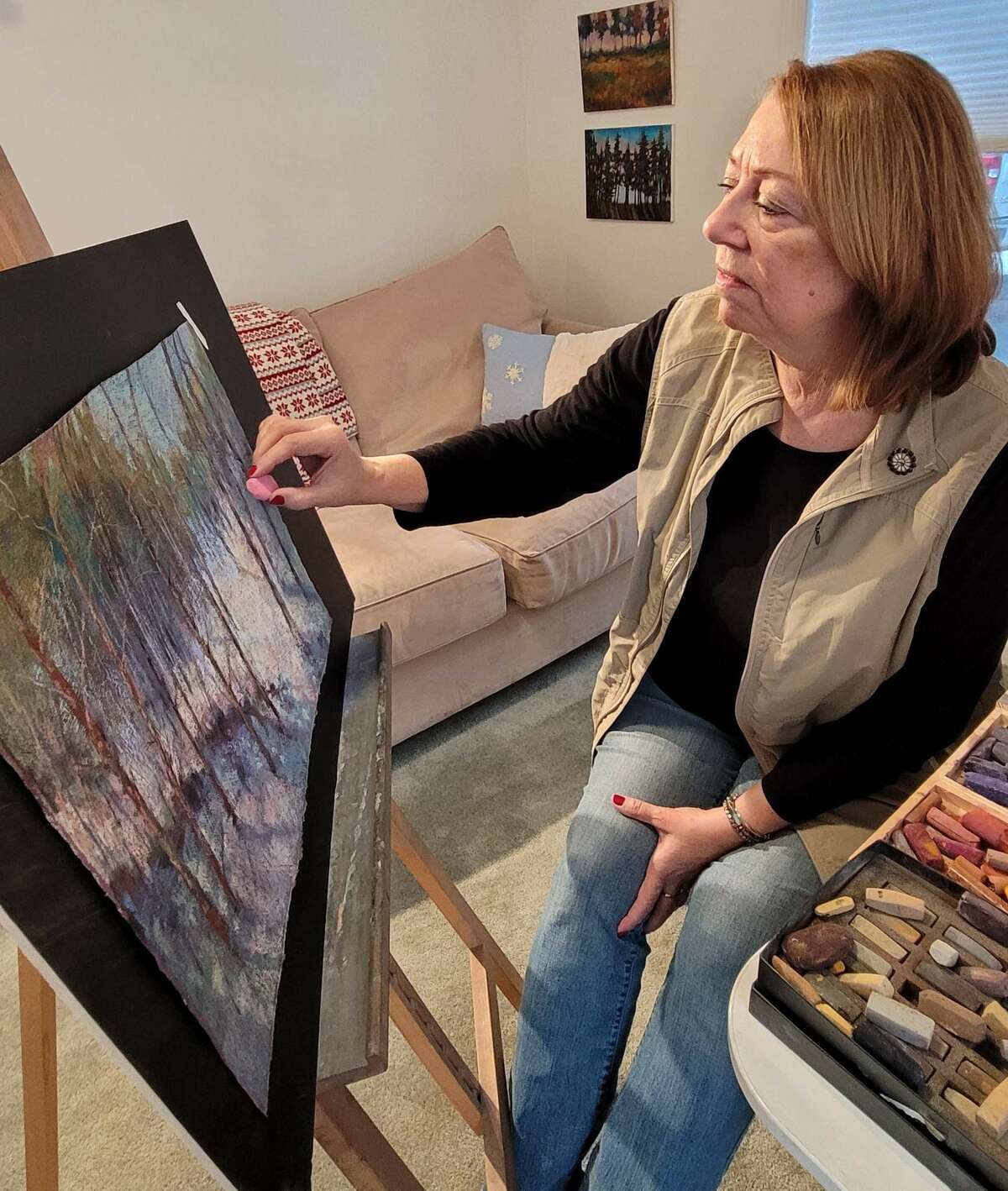 Nancy Knapp is a Caseville resident and is a pastel artist, using the natural beauty of the Thumb to inspire her paintings that she shares with the community.