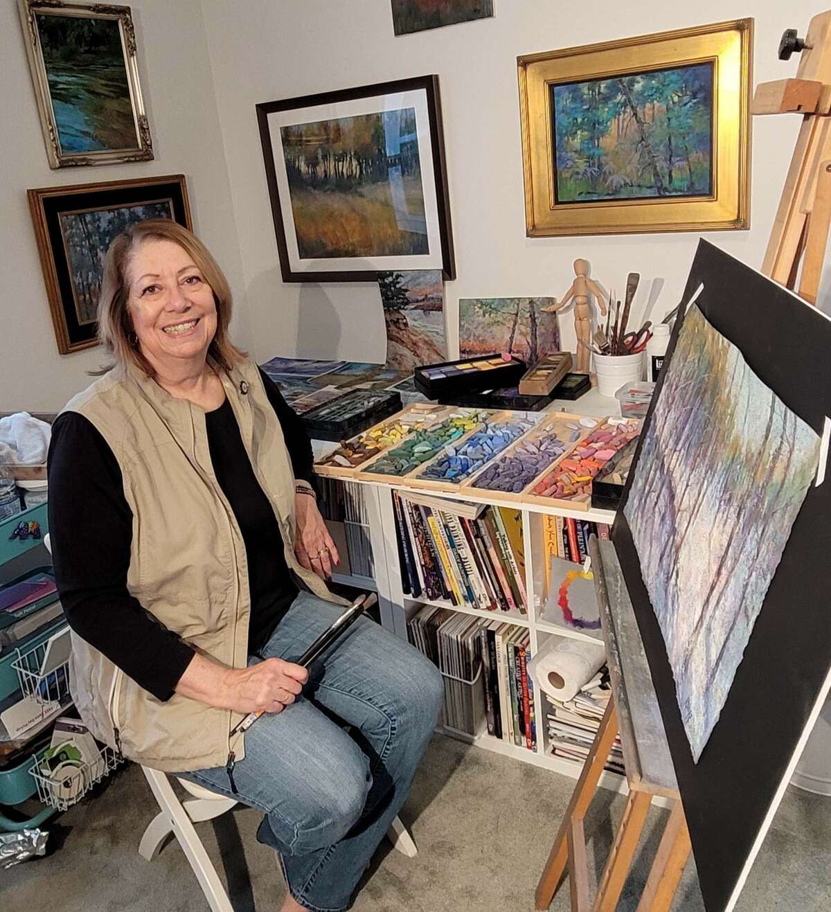 Nancy Knapp is a Caseville resident and is a pastel artist, using the natural beauty of the Thumb to inspire her paintings that she shares with the community.