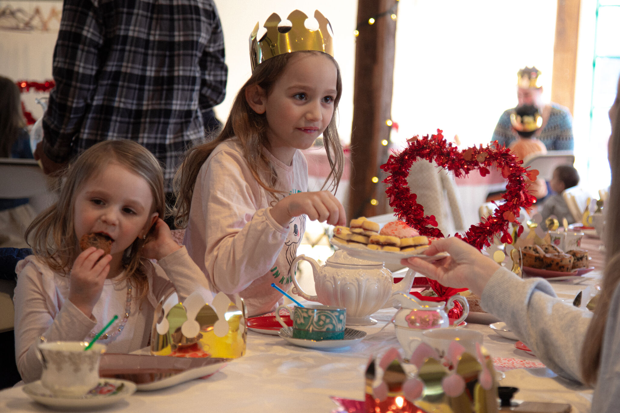 Ambler Farm celebrates Valentine's Day with tea party for kids