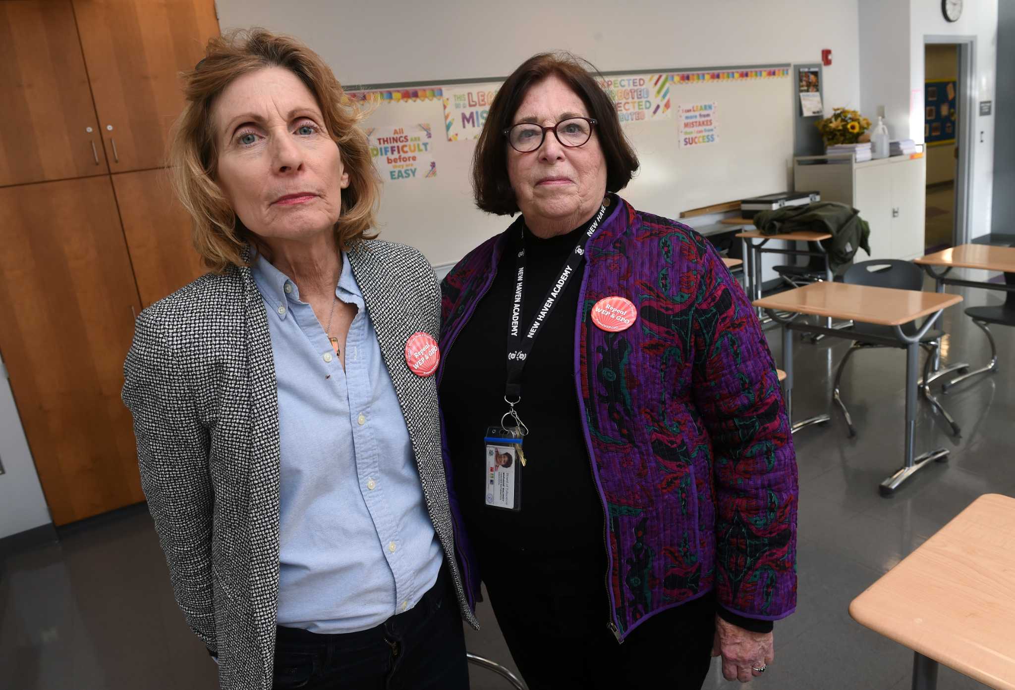 CT teachers propose repeal of laws on Social Security benefits