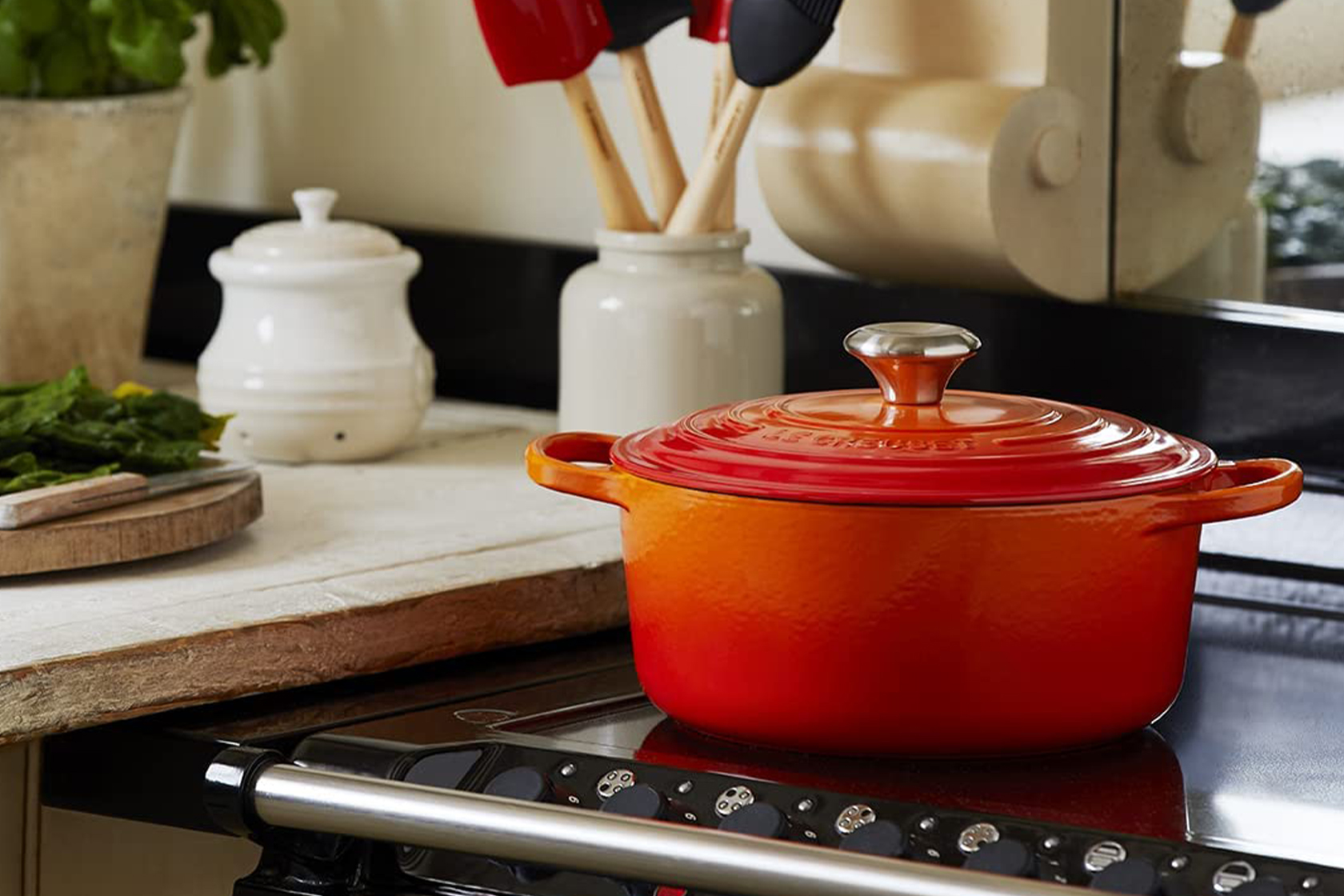 Le Creuset 4.5 Qt Cast Iron Dutch Oven In Stock Availability and Price