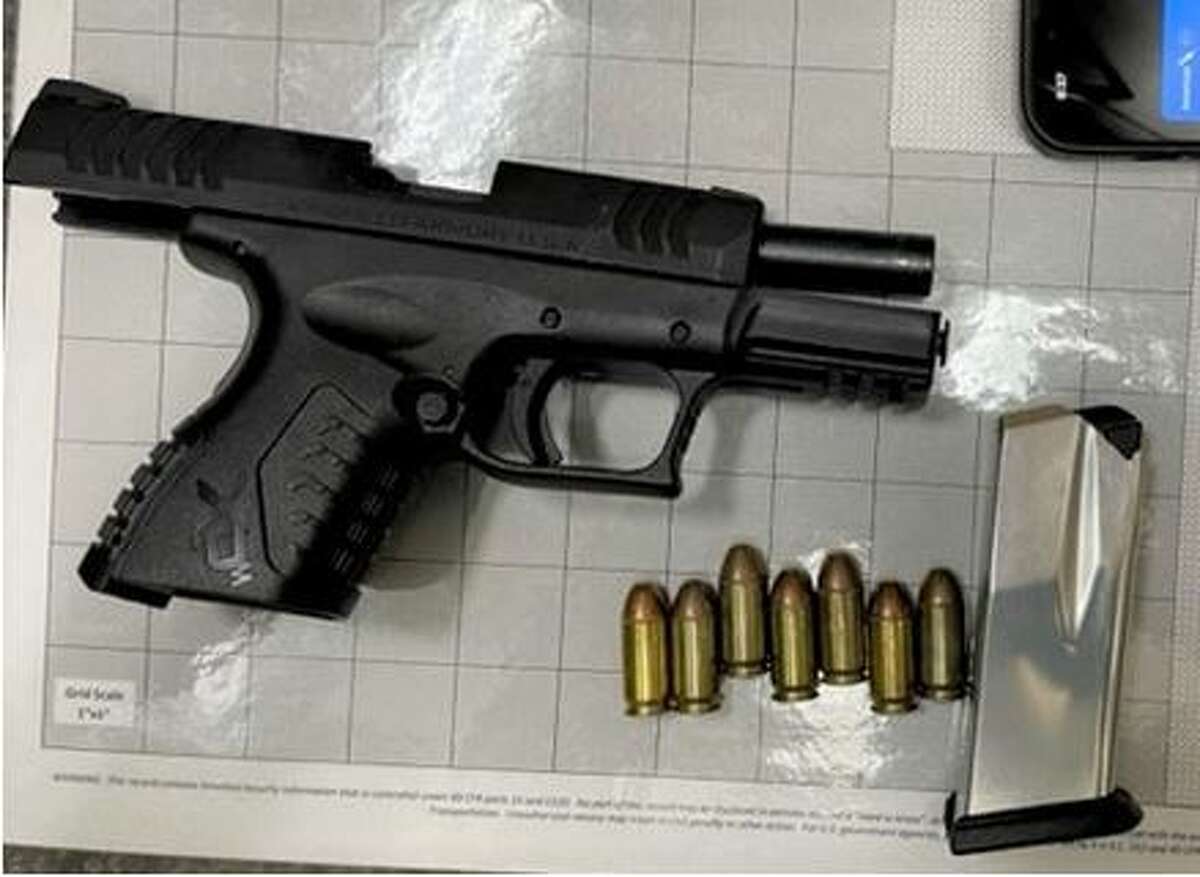 The gun a Southbury man had in his carry-on bag at Westchester Airport Monday, the TSA says. 