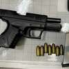 This is the gun a Southbury man had in his carry-on bag at Westchester Airport Monday, the TSA says. They say he was arrested; it was the first gun confiscated this year at the airport. 