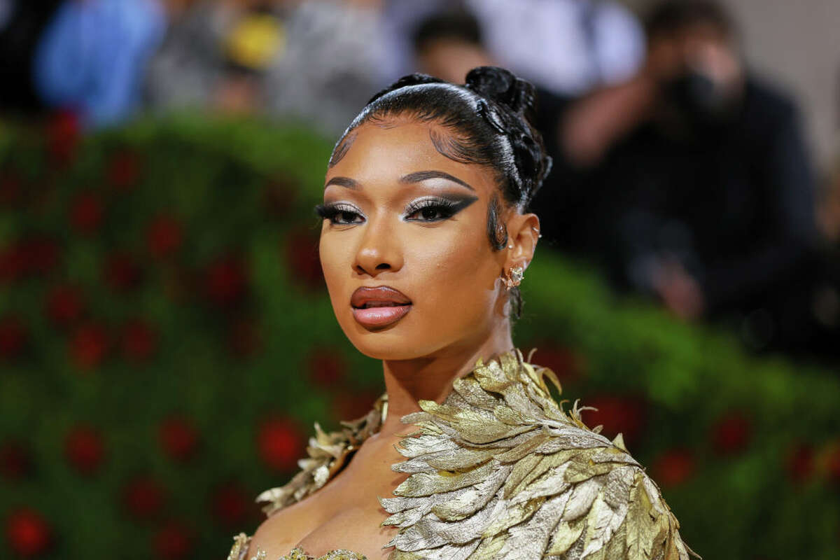 Megan Thee Stallion attends The 2022 Met Gala Celebrating "In America: An Anthology of Fashion" at The Metropolitan Museum of Art on May 02, 2022 in New York City. 