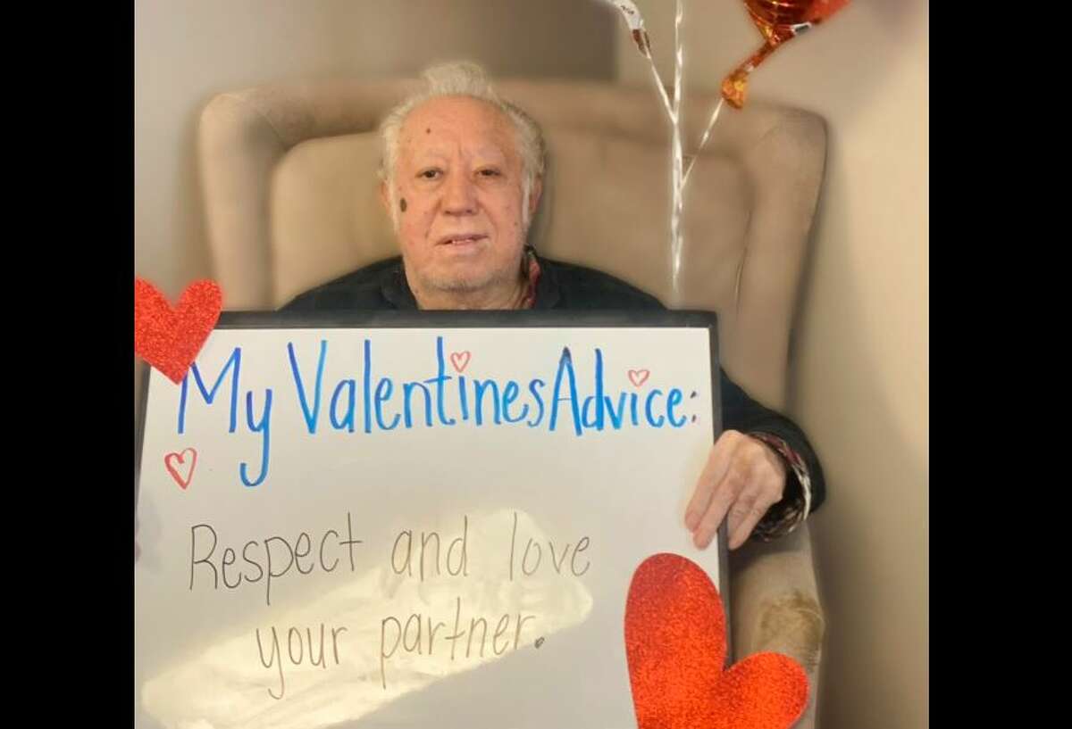 A Texas rehabilitation and care center is going viral after it asked its residents to give Valentine's Day advice.