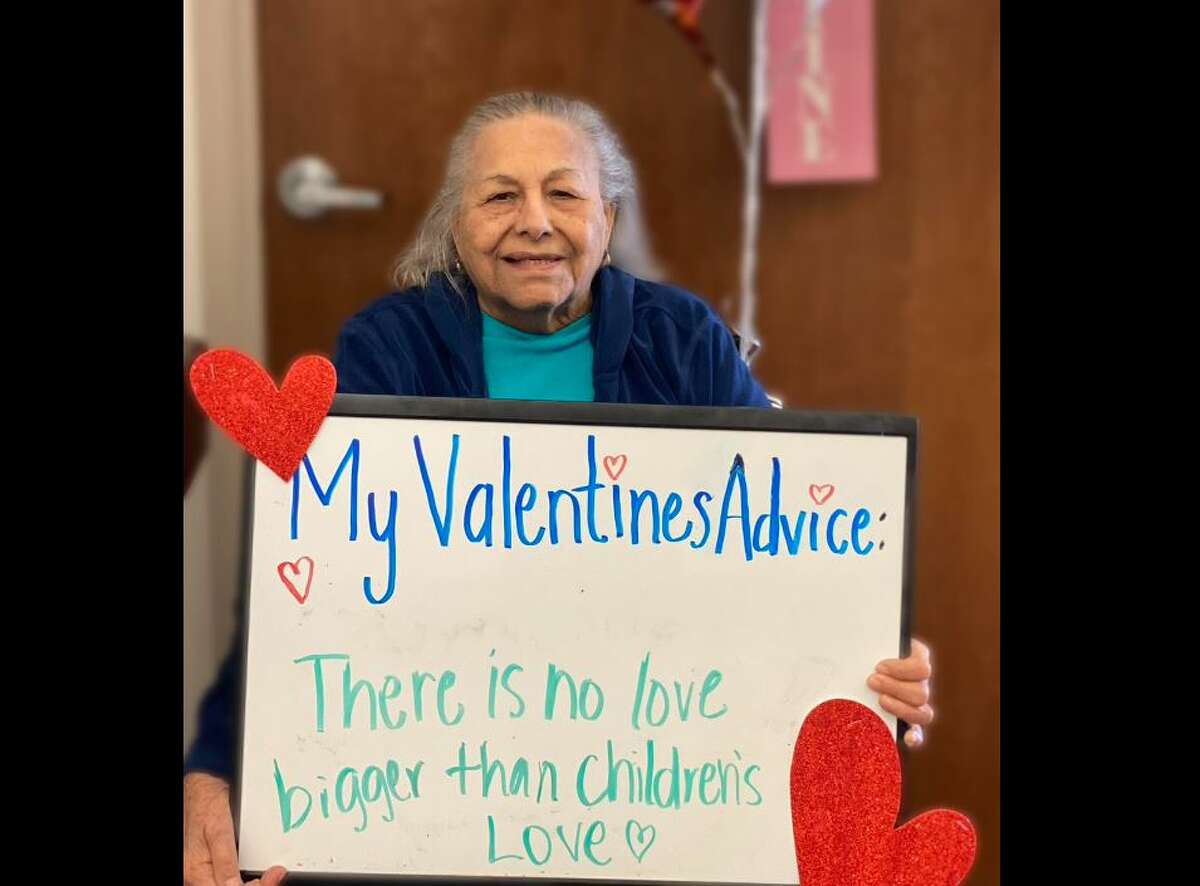 A Texas rehabilitation and care center is going viral after it asked its residents to give Valentine's Day advice.