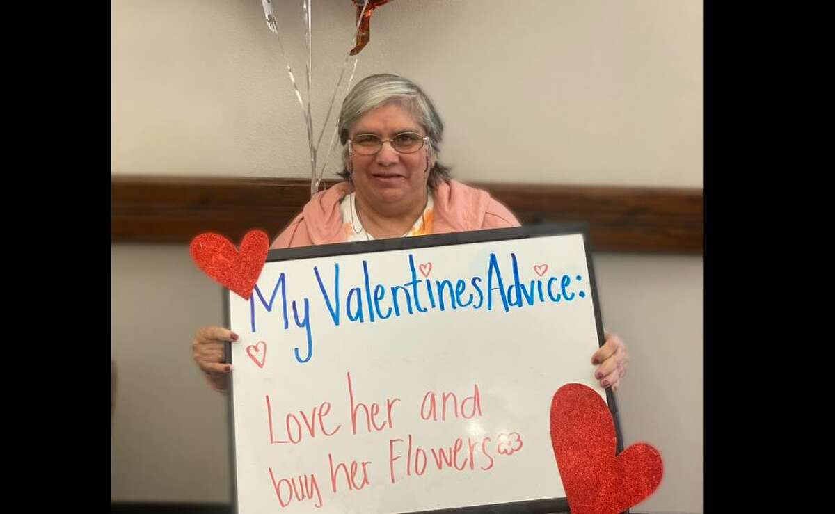 A Texas rehabilitation and care center is going viral after it asked its residents to give Valentine's Day advice.